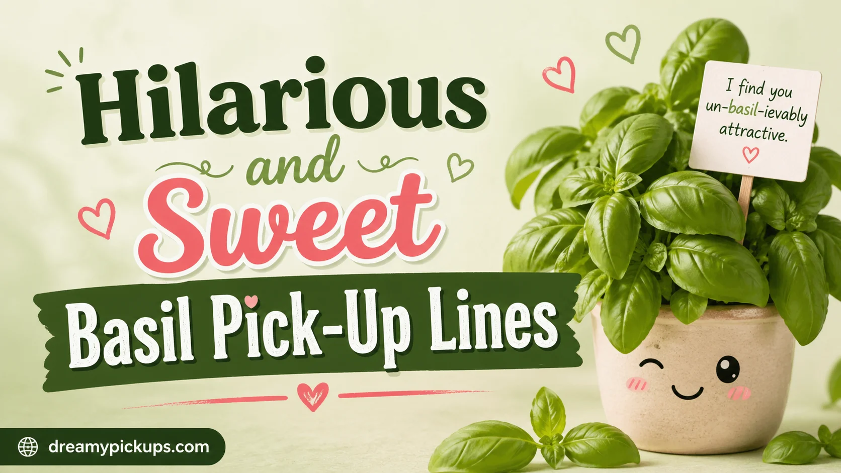 Hilarious and Sweet Basil Pick-Up Lines