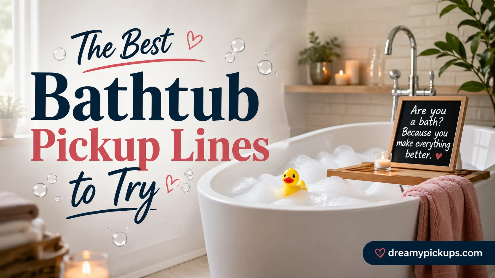 The Best Bathtub Pickup Lines to Try