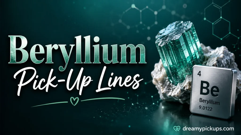 Beryllium Pick-Up Lines