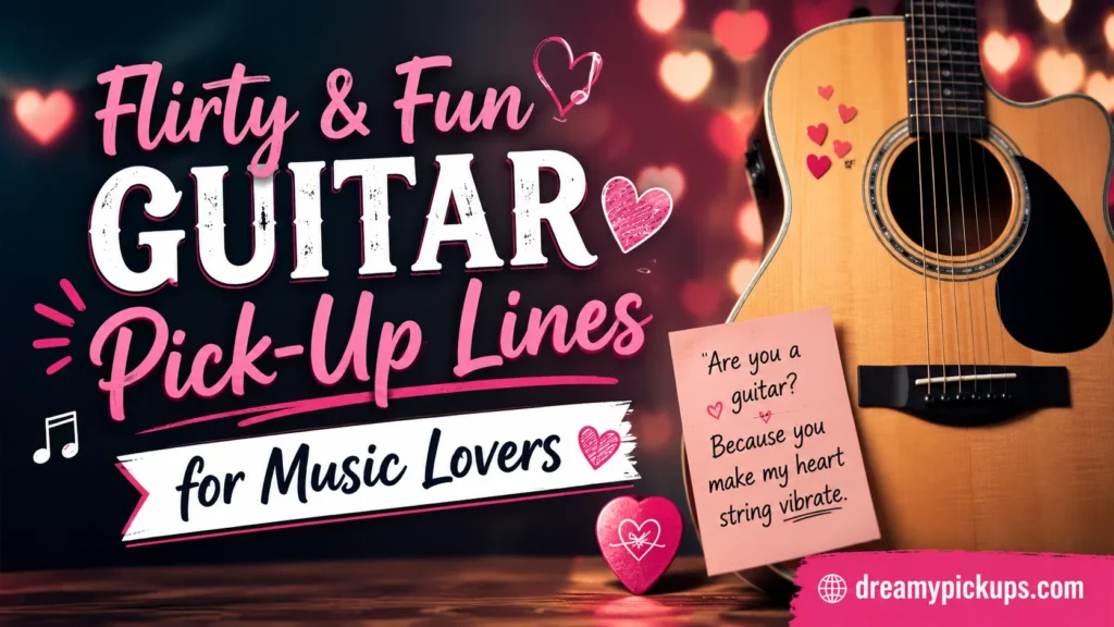 Flirty & Fun Guitar Pick-Up Lines for Music Lovers