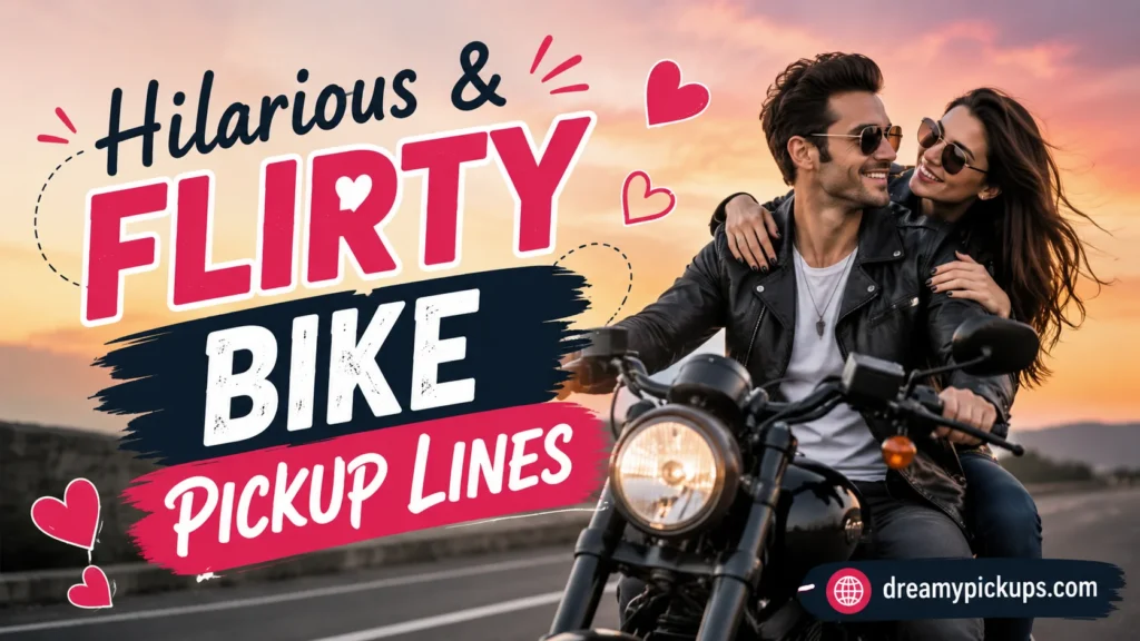 Hilarious & Flirty Bike Pickup Lines
