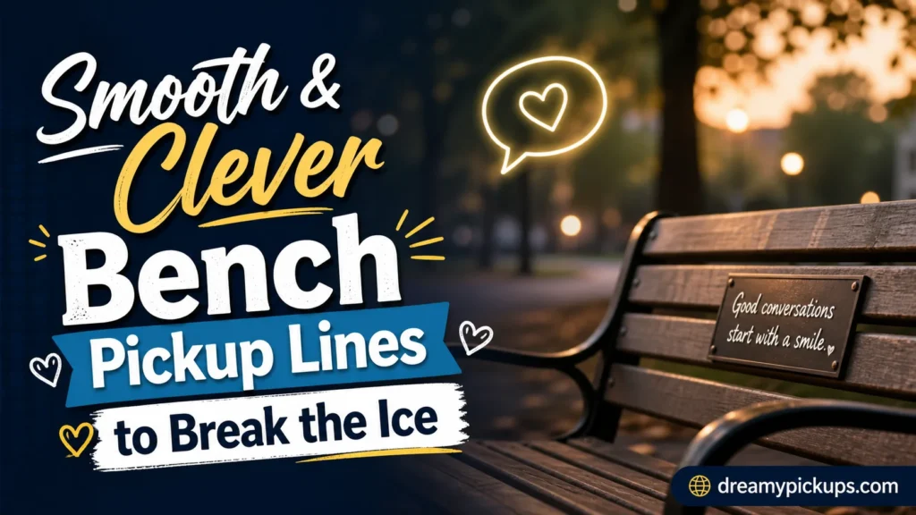 Smooth & Clever Bench Pickup Lines to Break the Ice