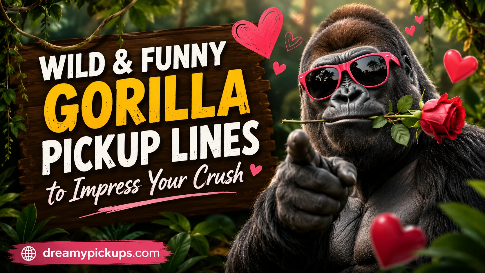 Wild & Funny Gorilla Pickup Lines to Impress Your Crush
